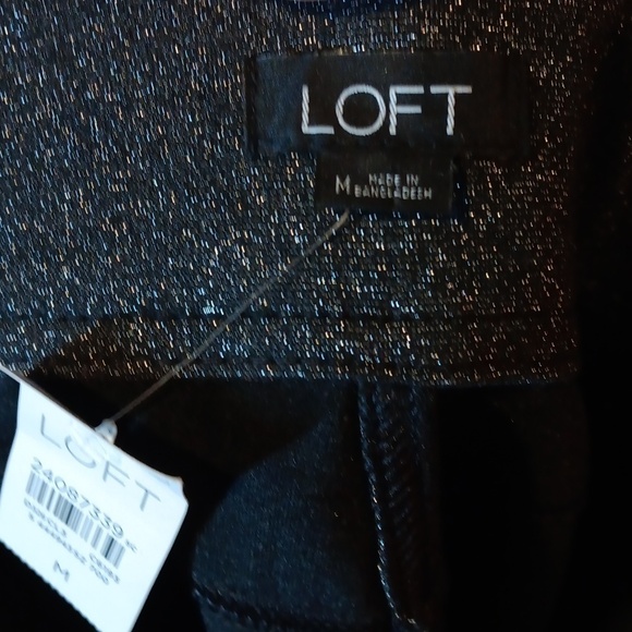 Loft Shimmer Ponte Leggings M NWT - Picture 7 of 8